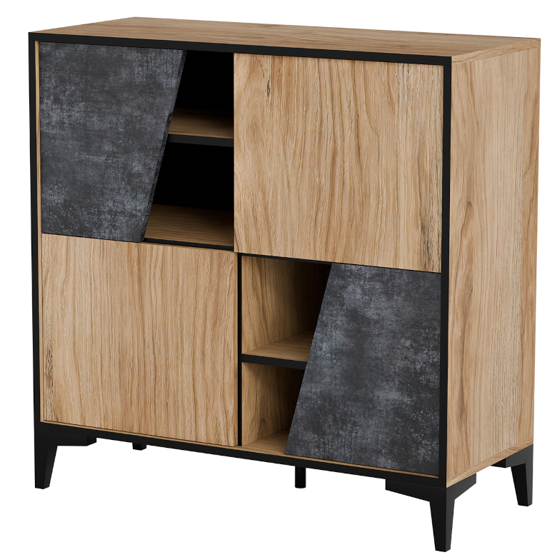 regal ovo 4d beton ciemny