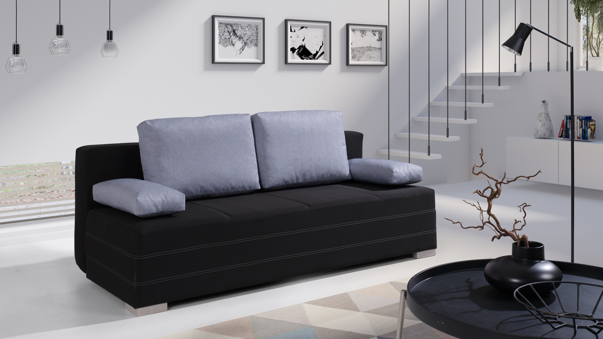 Sofa kanapa IWA black