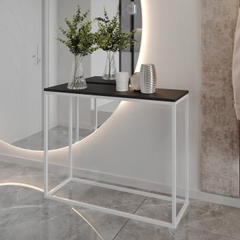 Konsola ARAMIS 80cm biały / czarny
