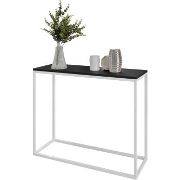 Konsola ARAMIS 80cm biały / czarny