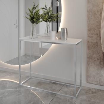 Konsola ARAMIS 80cm chrom / biały
