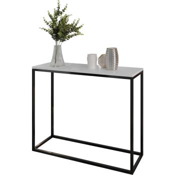 Konsola ARAMIS 80cm czarny / biały