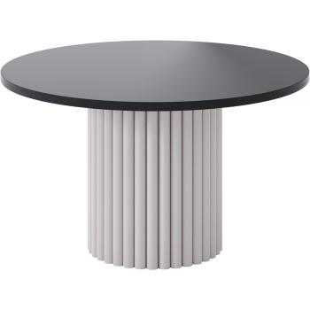 Stolik okrągły CASCANO kaszmir / czarny