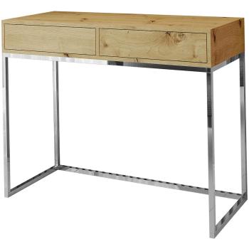 Toaletka ALICANTE 80cm chrom / dąb wotan