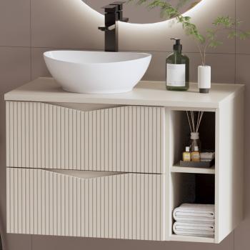 Regał łazienkowy wiszący TYP 4120 piasek pustyni