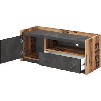 Szafka RTV 1D1S FARGO FG-10 canion / raw steel
