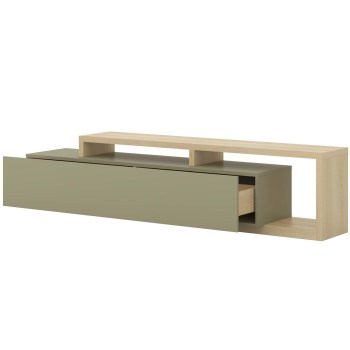 Komoda RTV TABO BT40 dąb lindberg / eukaliptus