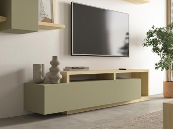 Komoda RTV TABO BT40 dąb lindberg / eukaliptus