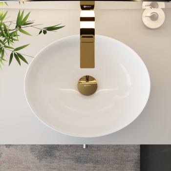 Korek do umywalki KLIK 40mm złoty połysk