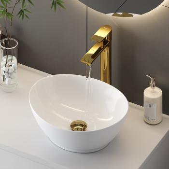 Korek do umywalki KLIK 40mm złoty połysk