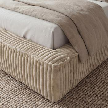 Lozko-tapicerowane-w-tkaninie-sztruks-z-pojemnikiem-i-stelazem-Leo-bezowy5-2