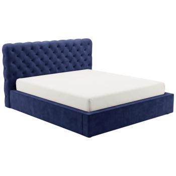 Łóżko tapicerowane GAUSS 140x200 magic velvet 2216