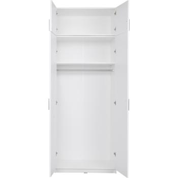 Szafa 91cm PARMA 02 biały alpejski / biały połysk