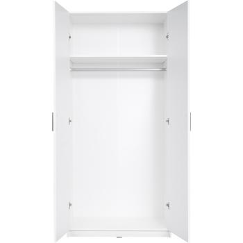 Szafa 91cm PARMA 02 biały alpejski / biały połysk