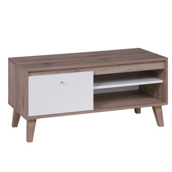 Komoda RTV VIEDO BJ07 san remo  / biały WYPRZEDAŻ