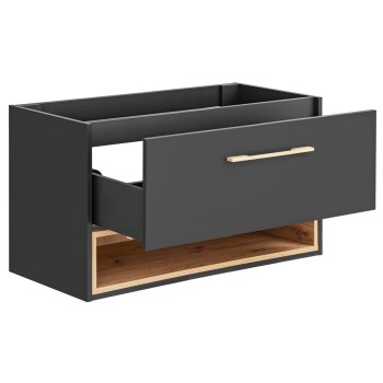 Szafka pod umywalkę HILTON 825 szary / dąb artisan WYPRZEDAŻ