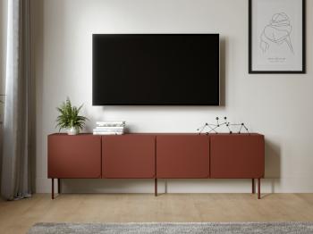 Komoda RTV VINCENT 200 4D red tuscan