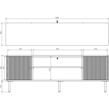 Szafka RTV CAMELIA CA01