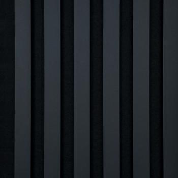Panel ścienny z lamelami 2szt. BRANDO 30x270cm 6L 8mm czarny mat