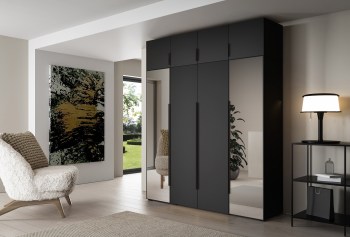 Szafa z nadstawką CABO 2L 200 czarna