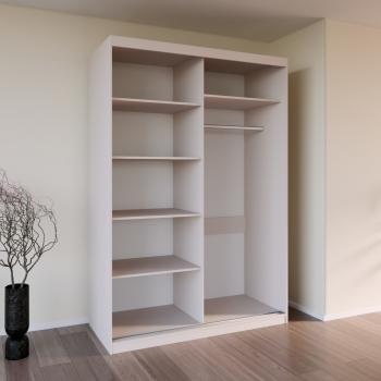 Szafa przesuwna z lustrem VALTURA 150cm kaszmir