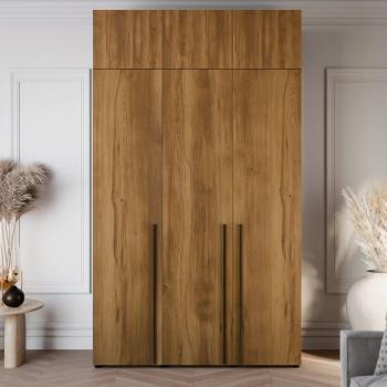 Nadstawka do szafy 150cm DAWN dąb gold baroque