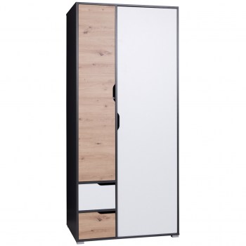 Szafa IGA IW12 grafit / biały + dąb artisan