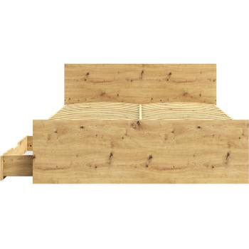 Łóżko 160x200 MAXIS 04 dąb artisan