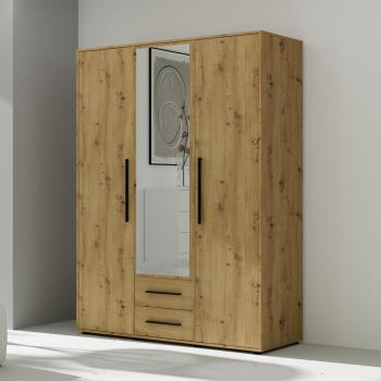 Szafa z lustrem MAXIS 12 dąb artisan