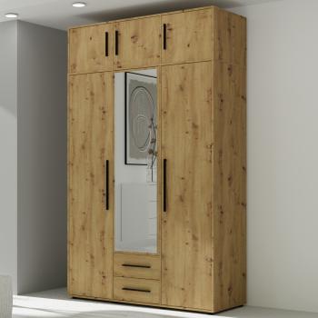 Szafa z lustrem MAXIS 12 dąb artisan