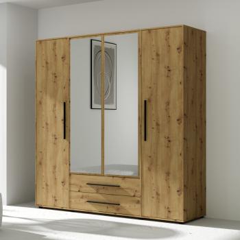 Szafa z lustrem MAXIS 13 dąb artisan