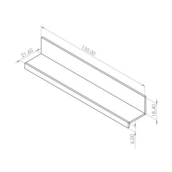 Wymiary: Półka VIEDO BJ09