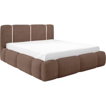 Łóżko tapicerowane z oświetleniem LED LEVAN 200x200 lambi 04