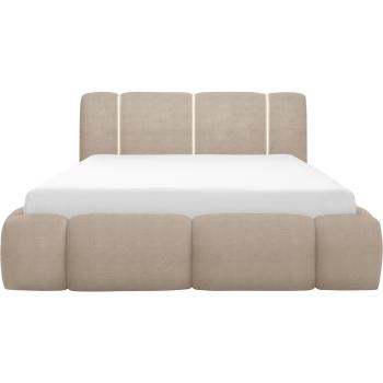 Łóżko tapicerowane z oświetleniem LED LEVAN lambi 06