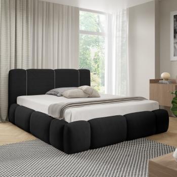 Łóżko tapicerowane z oświetleniem LED LEVAN lambi 13