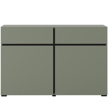 Komoda CROSI 45 zielony / czarny