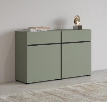 Komoda CROSI 45 zielony / czarny