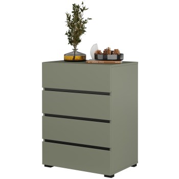 Komoda CROSI 27 zielony / czarny