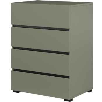 Komoda CROSI 27 zielony / czarny