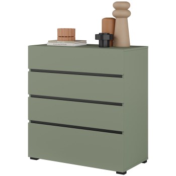 Komoda CROSI 28 zielony / czarny