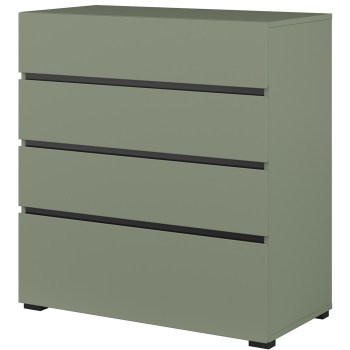 Komoda CROSI 28 zielony / czarny