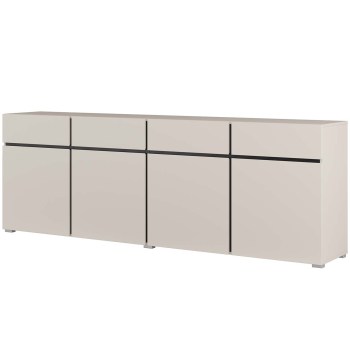 Komoda CROSI 25 kaszmir / czarny