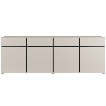 Komoda CROSI 25 kaszmir / czarny