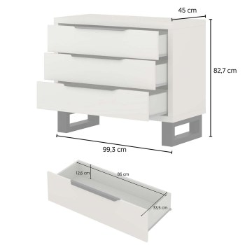 Komoda HELEN HL27 wymiary