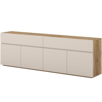 Komoda DRISS 25 dąb mauvella / kaszmir