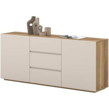 Komoda DRISS 26 dąb mauvella / kaszmir