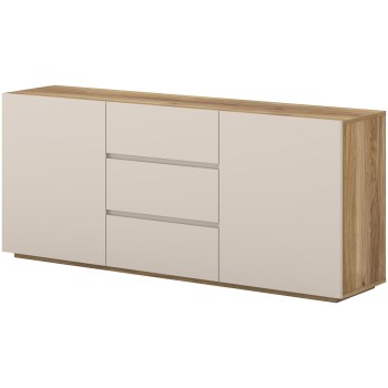 Komoda DRISS 26 dąb mauvella / kaszmir