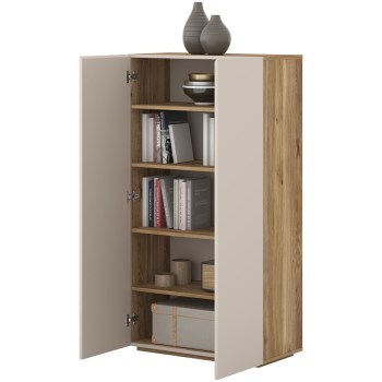 Komoda DRISS 42 dąb mauvella / kaszmir