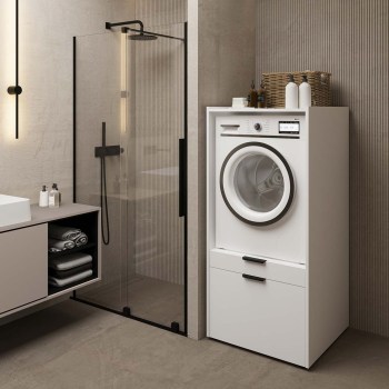 Zabudowa na pralkę / suszarkę VESA 60 biała