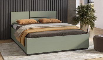 Łóżko 160x200 CROSI 31 zielony / czarny 